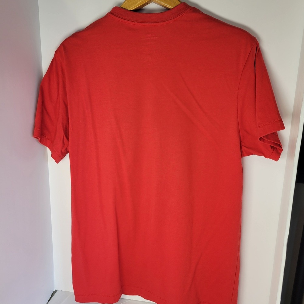 Airwalk Mens Graphic T-Shirt Red Large Short Sleeve Skate Logo Tee Cotton Blend - Picture 3 of 7